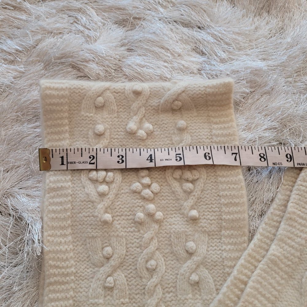 Geneva Cashmere Textured Pattern Rectangle Scarf … - image 6